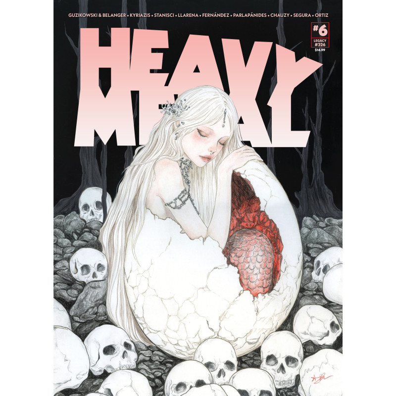 HEAVY METAL MAGAZINE 6 CVR B AMANDA M JANSSON VAR (MR)