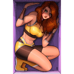 JUSTICE LEAGUE UNLIMITED 21 CVR C NATHAN SZERDY CARD STOCK VAR