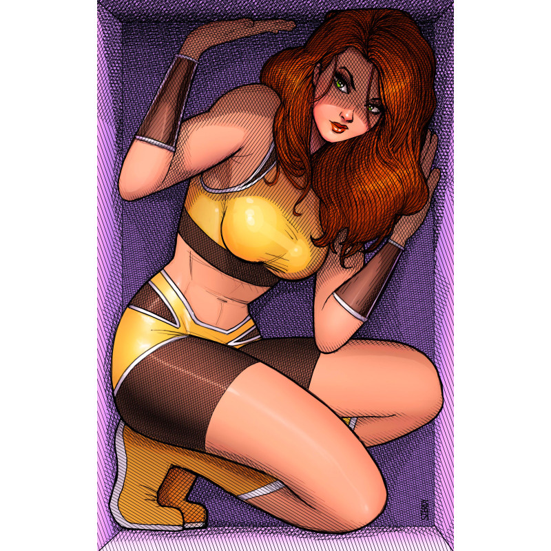 JUSTICE LEAGUE UNLIMITED 21 CVR C NATHAN SZERDY CARD STOCK VAR