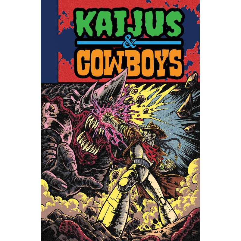 KAIJUS & COWBOYS 1 (OF 12) CVR B FERXPAIN EC COMICS HOMAGE VAR