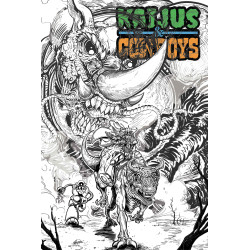 KAIJUS & COWBOYS 1 (OF 12) CVR C GAZ GRETSKY GAZBOT VAR