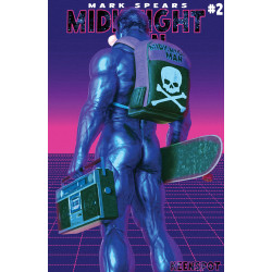 MARK SPEARS MIDKNIGHT MAN 2 CVR E MARK SPEARS ELECTRIC BLUE VAR