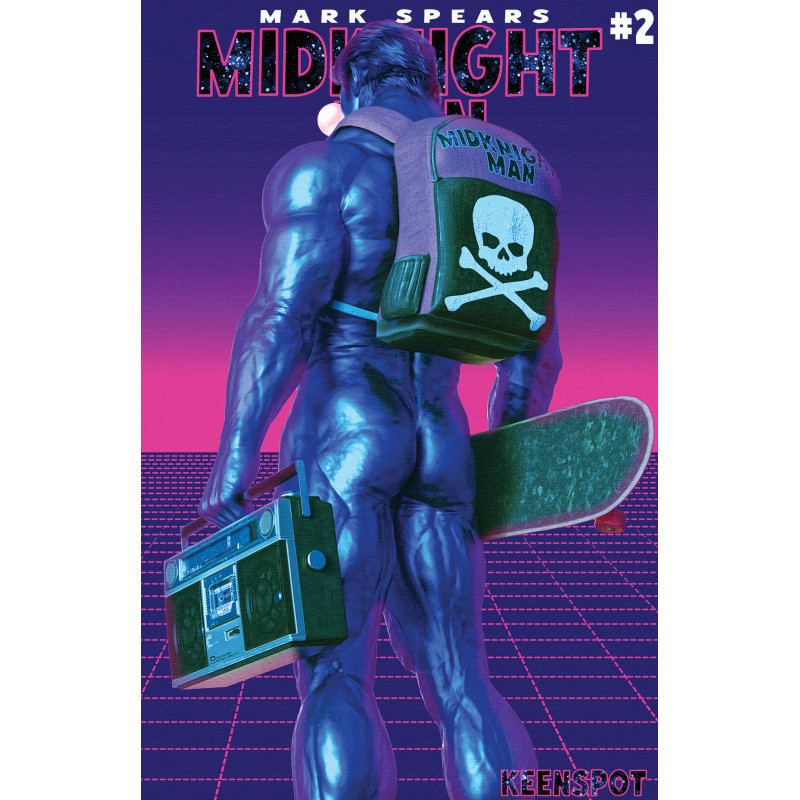 MARK SPEARS MIDKNIGHT MAN 2 CVR E MARK SPEARS ELECTRIC BLUE VAR