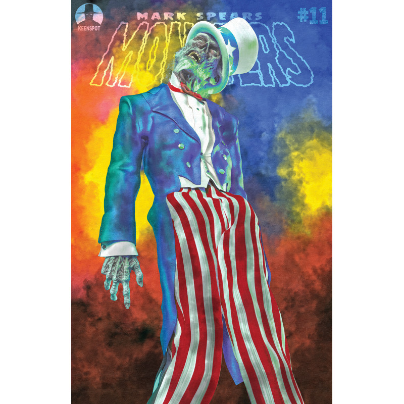 MARK SPEARS MONSTERS 11 CVR D MARK SPEARS RED WHITE & DEAD VAR