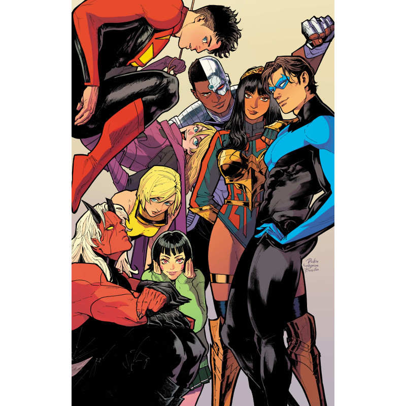 NEW TITANS 37 CVR C RICKIE YAGAWA CARD STOCK VAR