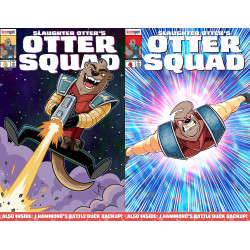 OTTER SQUAD 4 CVR C MIKE LEMAY & MATT RODGERS STAR SPANGLED SPOT FOIL VAR