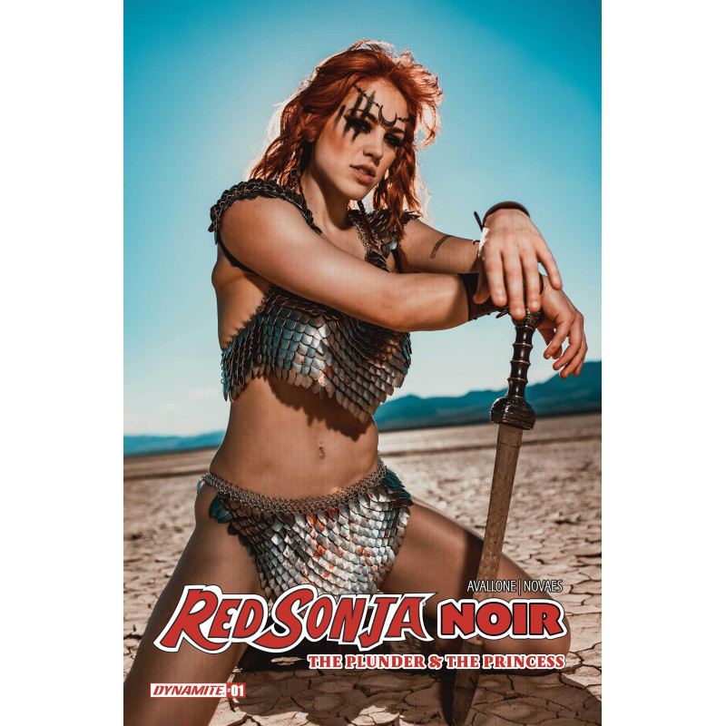 RED SONJA NOIR THE PLUNDER AND THE PRINCESS 1 (ONE SHOT) CVR C COSPLAY MOLLY STEWART VAR