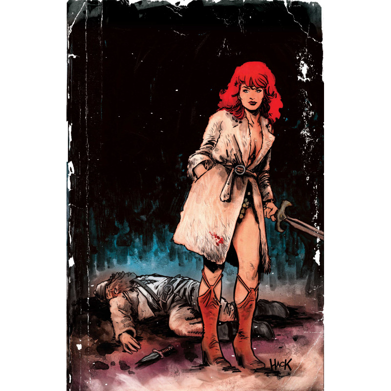 RED SONJA NOIR THE PLUNDER AND THE PRINCESS 1 (ONE SHOT) CVR F ROBERT HACK LTD VIRGIN VAR