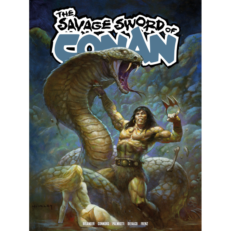 SAVAGE SWORD OF CONAN 15 CVR C ALEX HORLEY FOIL VAR (MR)