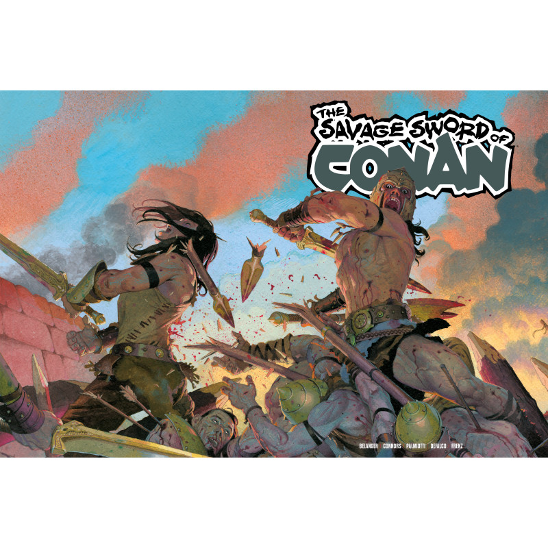 SAVAGE SWORD OF CONAN 15 CVR D ESAD RIBIC WRAPAROUND CARDSTOCK VAR (MR)