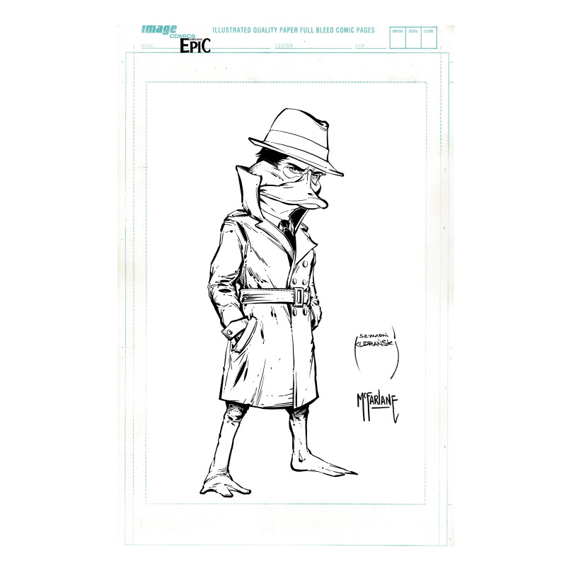 SOMETHING EPIC 13 CVR B SZYMON KUDRANSKI & TODD MCFARLANE RAW ART VAR