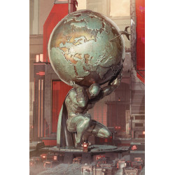 SPACE GHOST ANNUAL 1 (ONE SHOT) CVR E BJORN BARENDS METAL PREMIUM COVER VAR