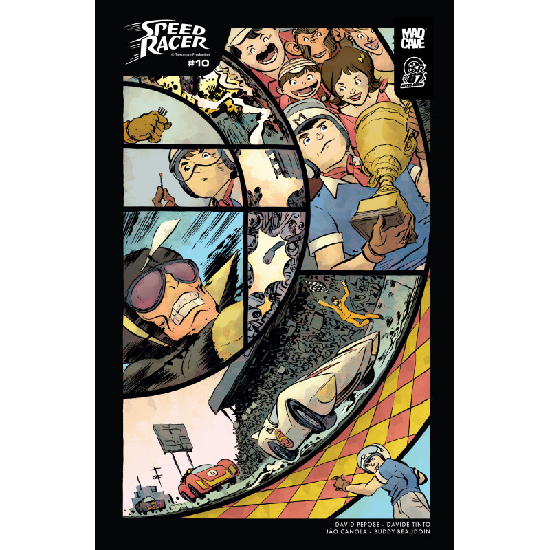 SPEED RACER 10 CVR B JESSE LONERGAN CONNECTING RETRO VAR