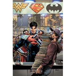 SUPERMAN 40 CVR D EDDY BARROWS CARD STOCK VAR