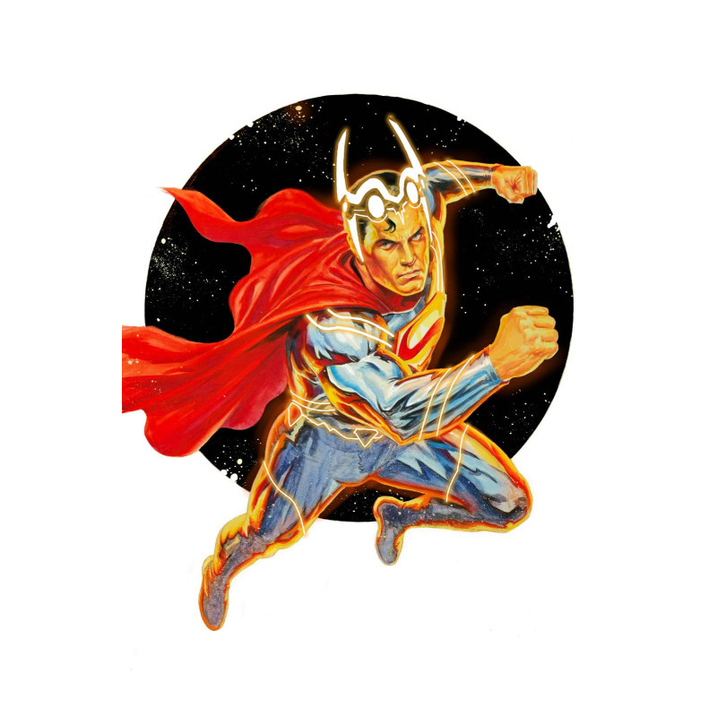 SUPERMAN ANNUAL YEAR ONE THOUSAND 1 (ONE SHOT) CVR C ARIEL OLIVETTI CARD STOCK VAR (DC K.O.)