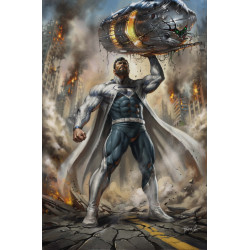 SUPERMAN FATHER OF TOMORROW 3 (OF 6) CVR C LUCIO PARRILLO CARD STOCK VAR