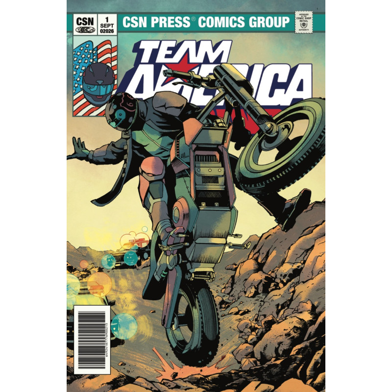 TEAM AMERICA RACING FULL THROTTLE EDITION 1 (ONE SHOT) CVR B JAVIER SALTARES VARIANT