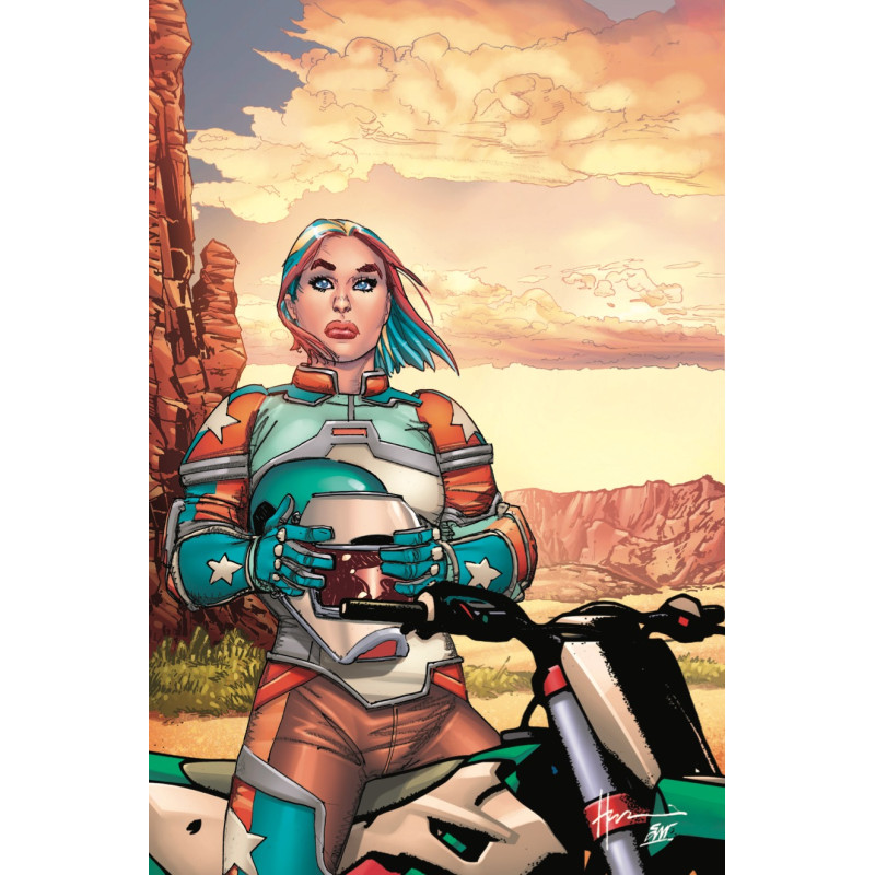 TEAM AMERICA RACING FULL THROTTLE EDITION 1 (ONE SHOT) CVR C HOWARD CHAYKIN VIRGIN VARIANT