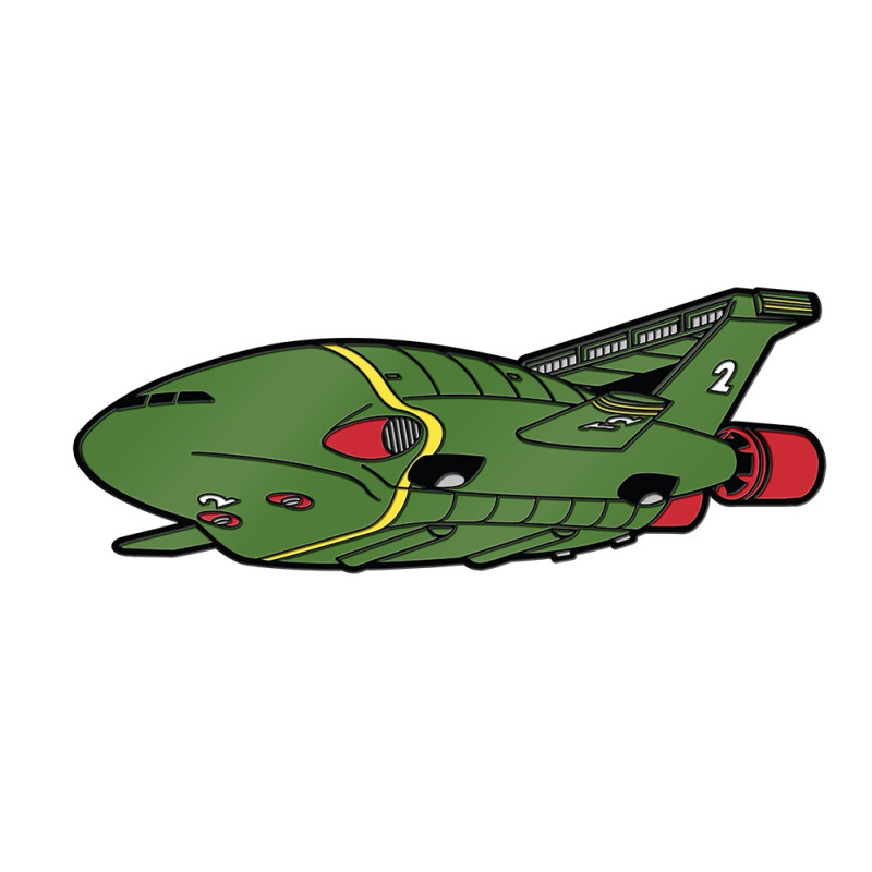 THUNDERBIRDS THUNDERBIRD 2 ENAMEL PIN BADGE