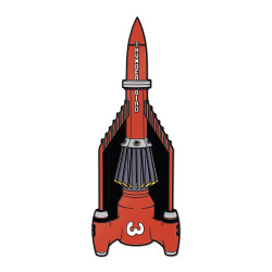 THUNDERBIRDS THUNDERBIRD 3 ENAMEL PIN BADGE
