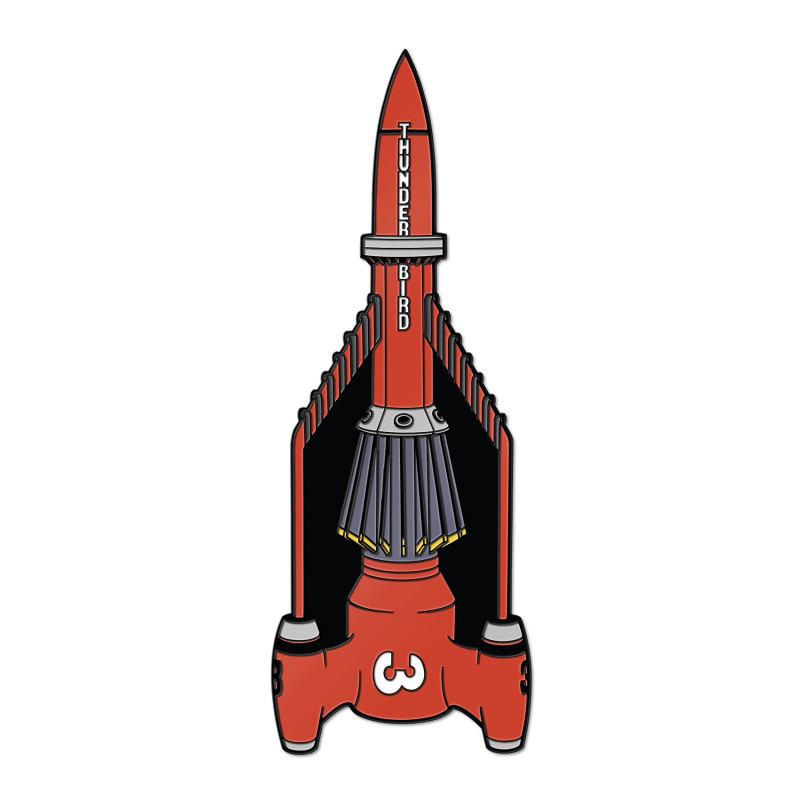 THUNDERBIRDS THUNDERBIRD 3 ENAMEL PIN BADGE