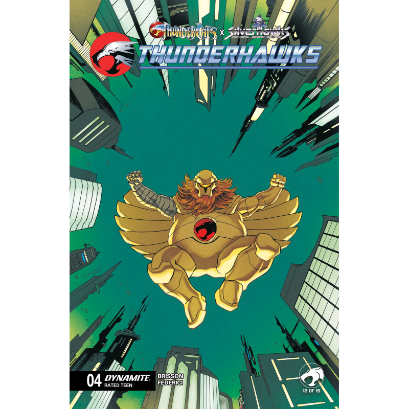 THUNDERCATS X SILVERHAWKS THUNDERHAWKS 4 CVR B DECLAN SHALVEY VAR