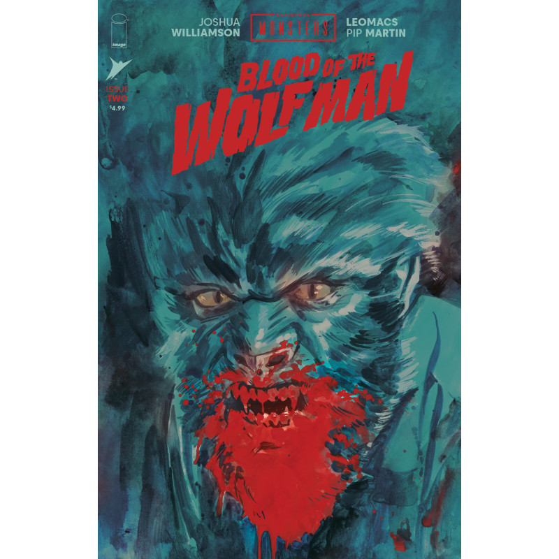 UNIVERSAL MONSTERS BLOOD OF THE WOLF MAN 2 (OF 4) CVR B JACOB PHILLIPS VAR
