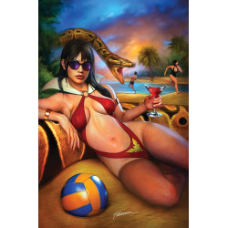 VAMPIRELLA SUMMER SPECIAL 2026 1 (ONE SHOT) CVR E SHANNON MAER METAL PREMIUM VAR