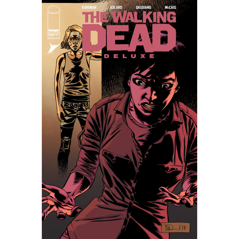 WALKING DEAD DELUXE 140 CVR B CHARLIE ADLARD & DAVE MCCAIG VAR (MR)