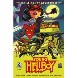 YOUNG HELLBOY: THRILLING SKY ADVENTURES 3 (CVR B) (MICHAEL CHO)