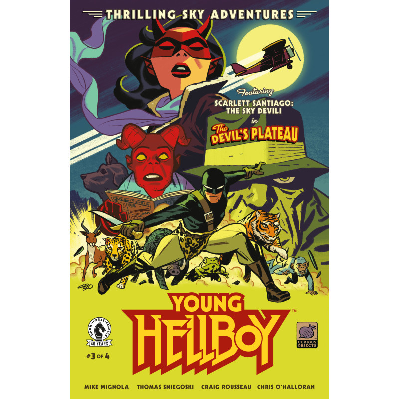 YOUNG HELLBOY: THRILLING SKY ADVENTURES 3 (CVR B) (MICHAEL CHO)
