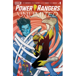 POWER RANGERS UNLIMITED 1 B VARIANT (DRESSED, HAMNER)