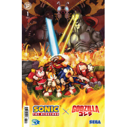 SONIC THE HEDGEHOG X GODZILLA 1 VARIANT B (FONSECA)