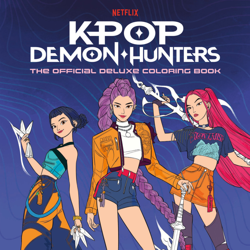 KPOP DEMON HUNTERS: THE OFFICIAL DELUXE COLORING BOOK