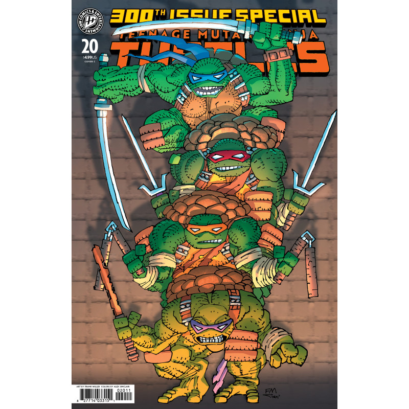 TEENAGE MUTANT NINJA TURTLES 20: 300TH ISSUE SPECIAL VARIANT C (MILLER)