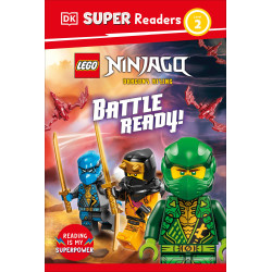 DK SUPER READERS LEVEL 2 LEGO NINJAGO DRAGONS RISING BATTLE READY!