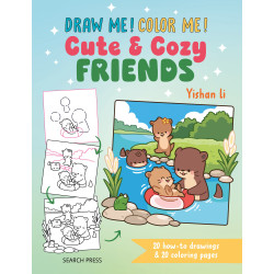 DRAW ME! COLOR ME!: CUTE & COZY FRIENDS