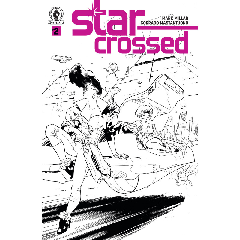 STAR-CROSSED 2 (CVR B) (B&W) (STUART IMMONEN)