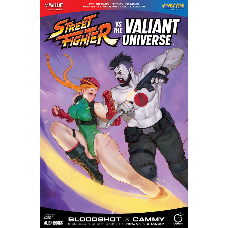 STREET FIGHTER VS. THE VALIANT UNIVERSE SPECIAL COVER A (CURZI)