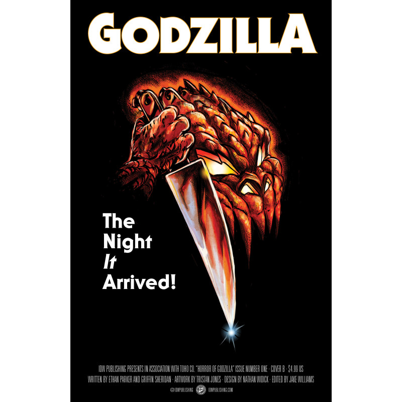 THE HORROR OF GODZILLA KAI-SEI ERA 1 VARIANT B (TUNICA MOVIE HOMAGE COVER)