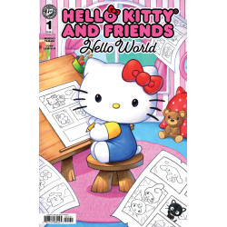 HELLO KITTY AND FRIENDS: HELLO WORLD! 1 VARIANT C FOIL (ZULLO UMINGA)