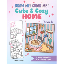 DRAW ME! COLOR ME!: CUTE & COZY HOME