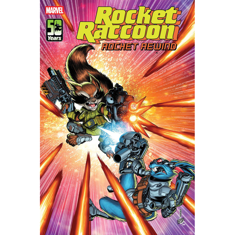 ROCKET RACCOON: ROCKET REWIND 1 DAVID BALDEON VARIANT