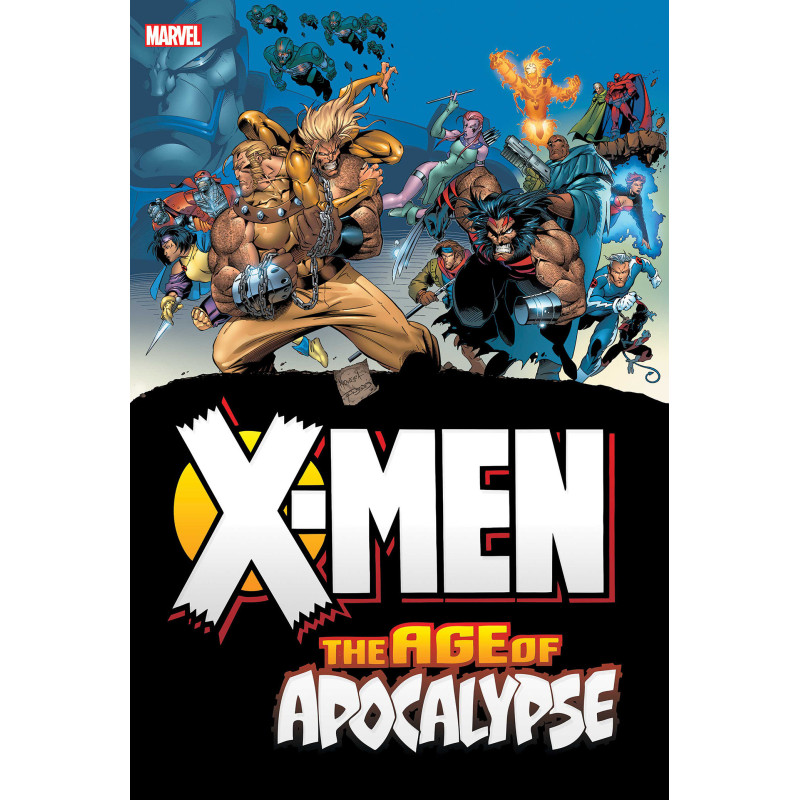 X-MEN: AGE OF APOCALYPSE OMNIBUS JOE MADUREIRA COVER NEW PRINTING 3, DM ONLY