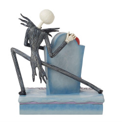 NIGHTMARE JACK AND SALLY GRAVESTONE STATUE 15 CM