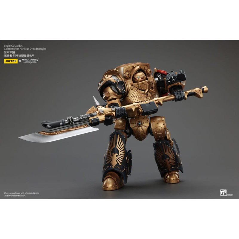 LEGIO CUSTODES CONTEMPTOR ARCHILLUS DREADNOUGHT WARHAMMER THE HORUS HERESY FIGURINE 25 CM