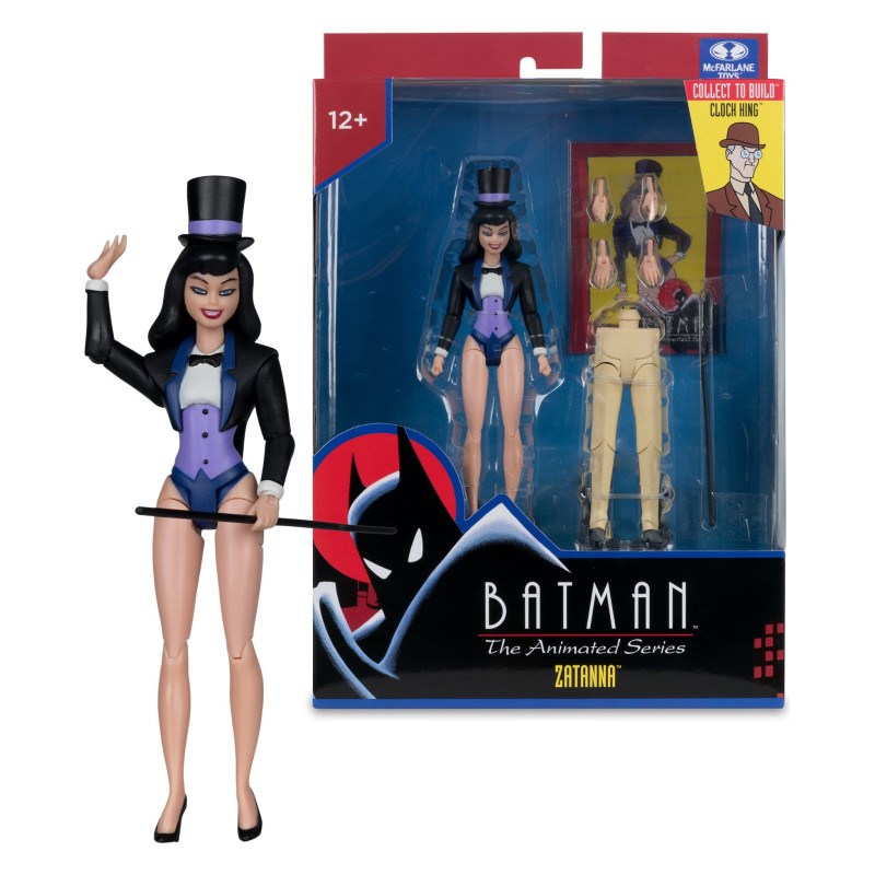 ZATANNA BATMAN LA SERIE ANIMEE DC DIRECT BUILD A WAVE-7 FIGURINE 15 CM