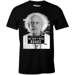 T SHIRT DOC BROWN RETOUR VERS LE FUTUR TAILLE S