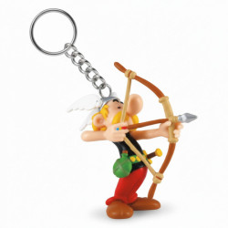 ASTERIX TIRE A L ARC PORTE CLES 6 CM