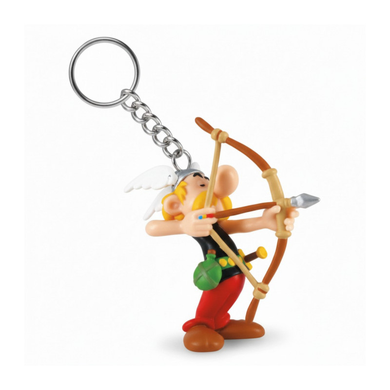 ASTERIX TIRE A L ARC PORTE CLES 6 CM